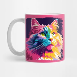 Norwegian Forest Cat Pop Art - Cat Lover Gift Mug